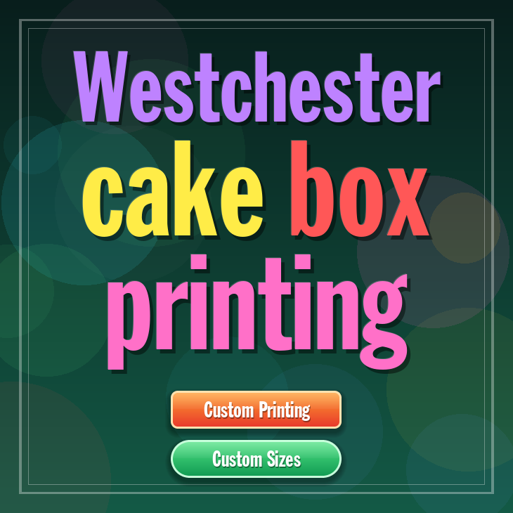 Westchester cake box printing