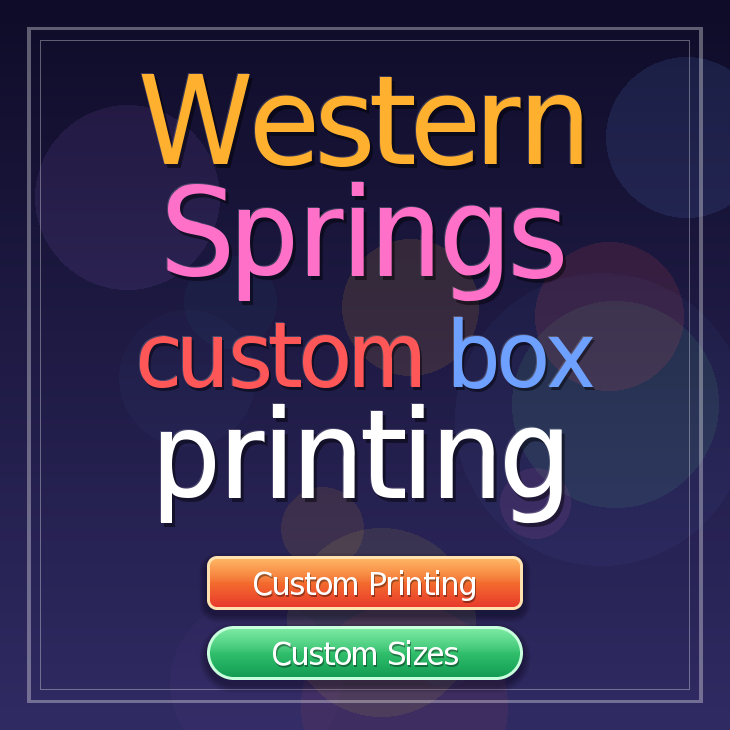 Western Springs custom box printing
