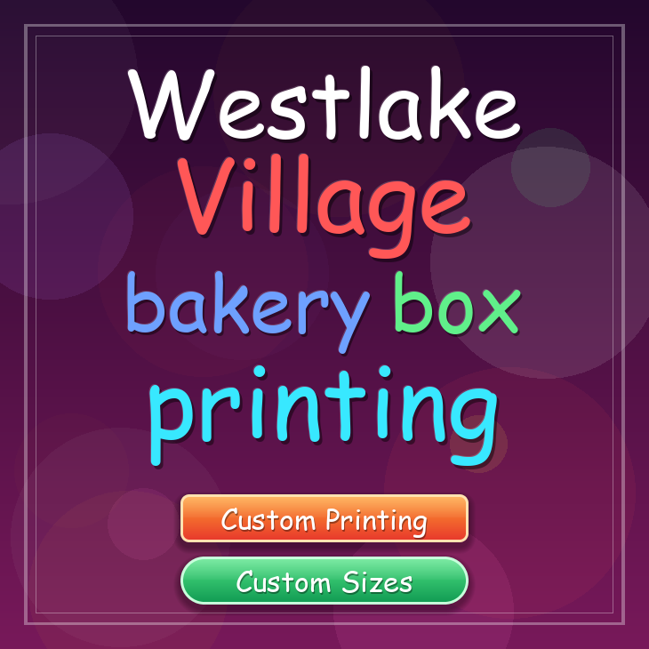 Westlake Village bakery box printing