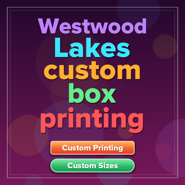 Westwood Lakes custom box printing