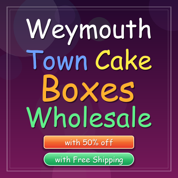 Weymouth Town cake boxes