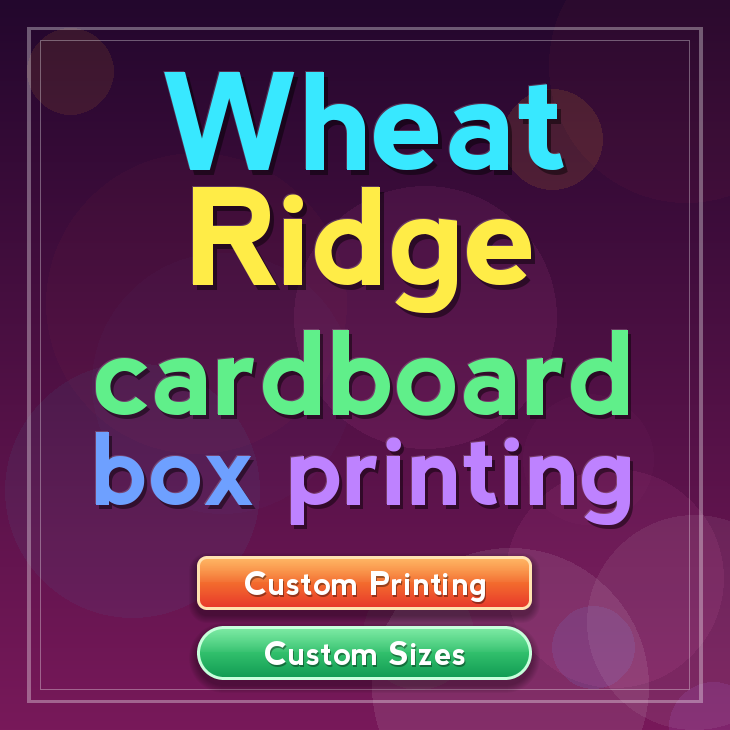 Wheat Ridge cardboard box printing