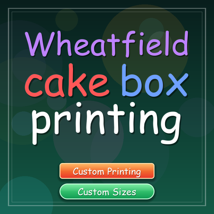 Wheatfield cake box printing