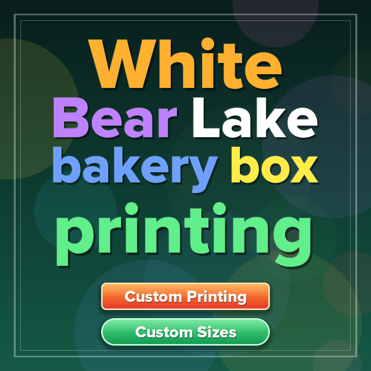 White Bear Lake bakery box printing