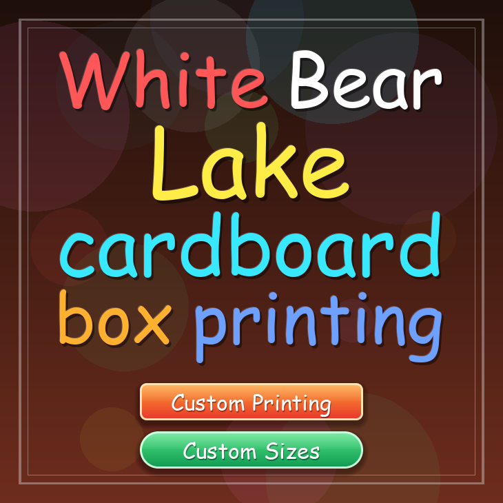 White Bear Lake cardboard box printing