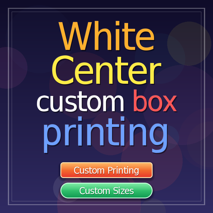 White Center custom box printing