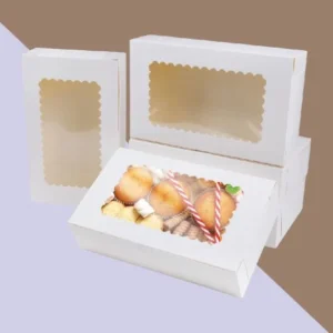 white cookie boxes
