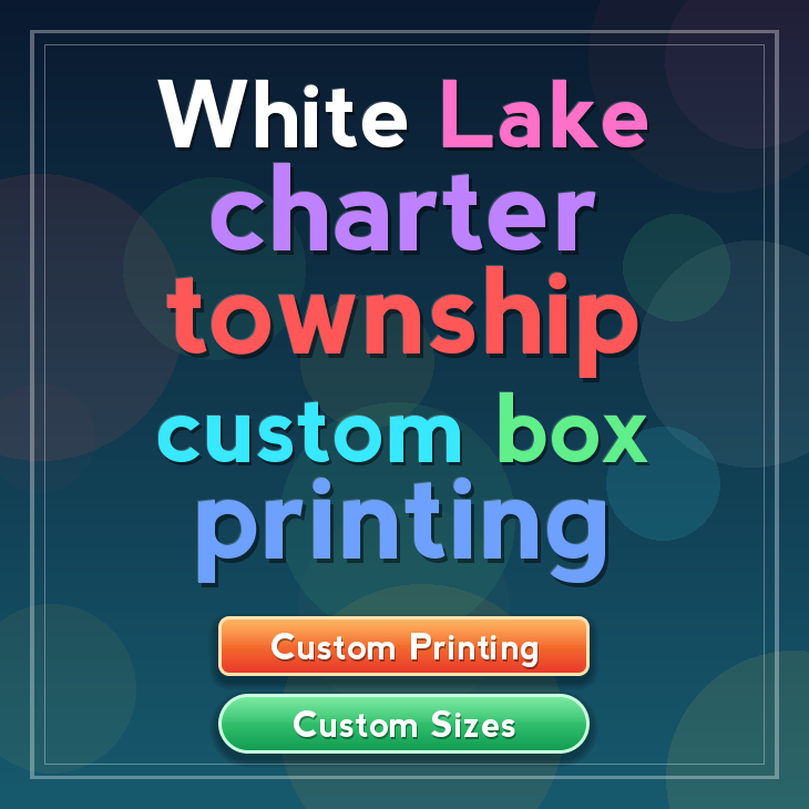 White Lake charter township custom box printing