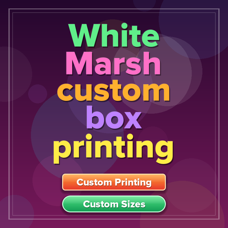 White Marsh custom box printing