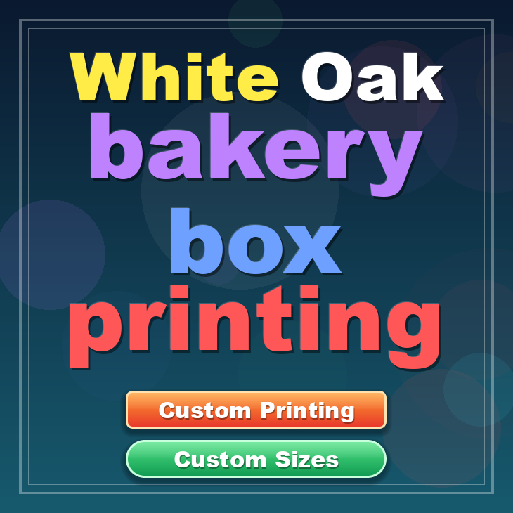 White Oak bakery box printing