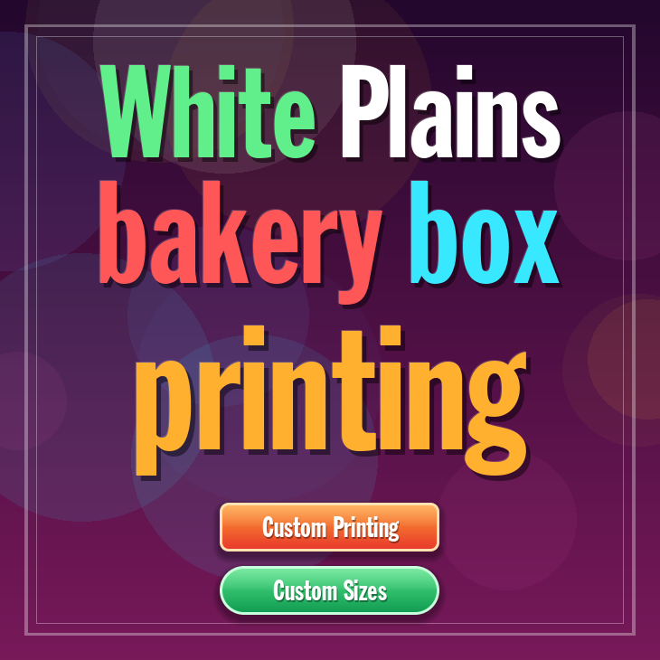 White Plains bakery box printing