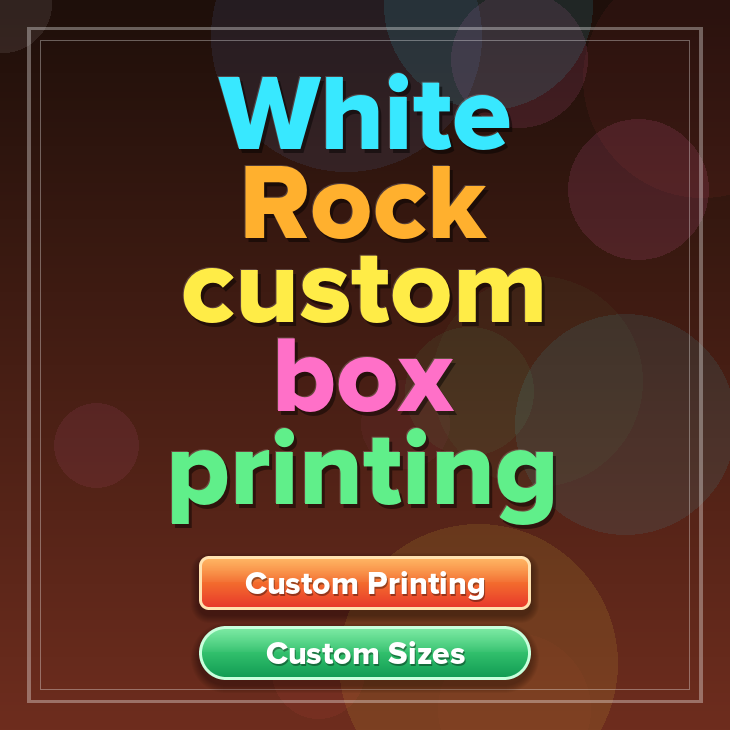 White Rock custom box printing