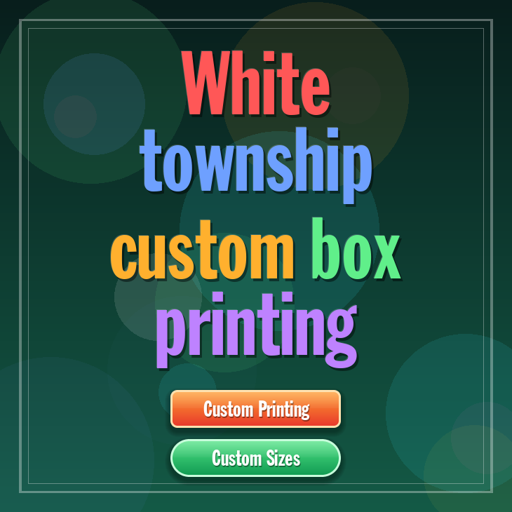 White township custom box printing