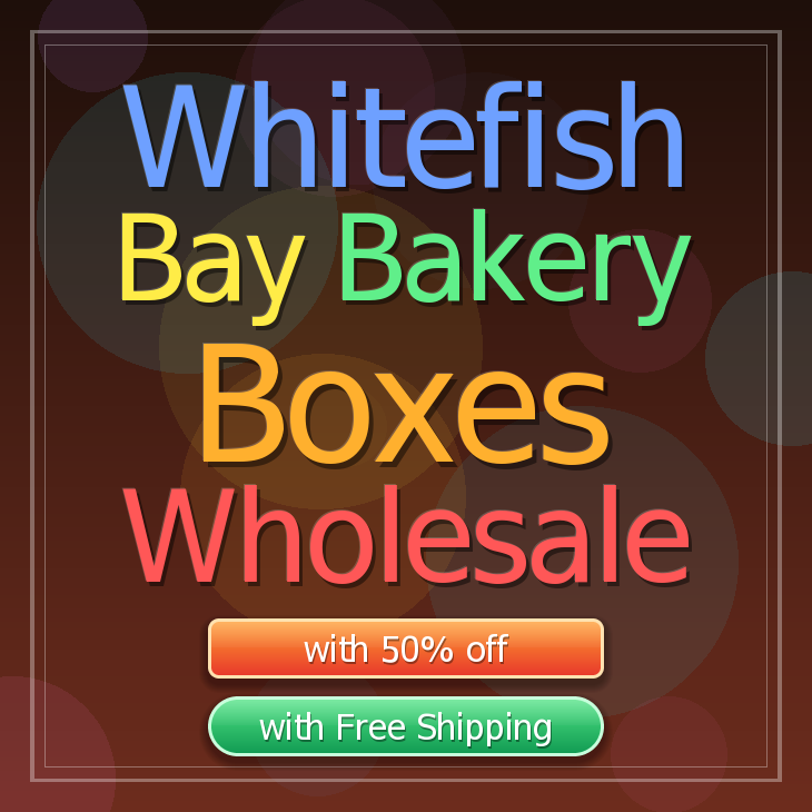 Whitefish Bay bakery boxes
