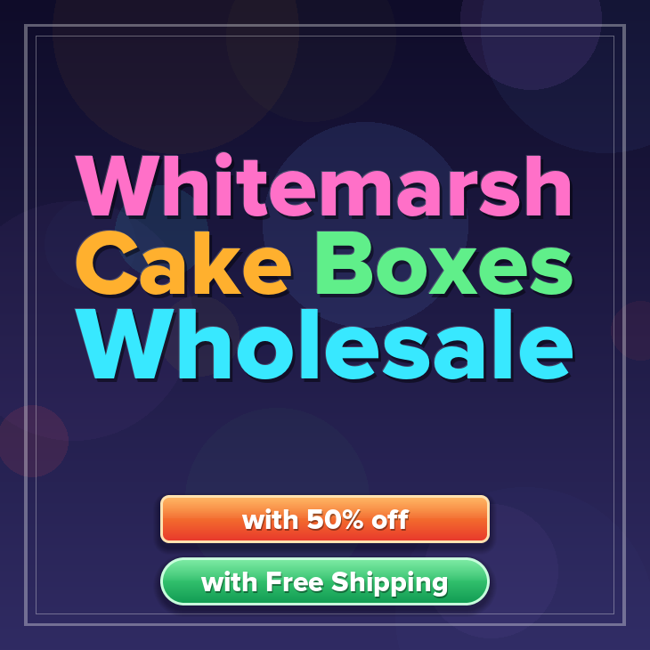 Whitemarsh cake boxes