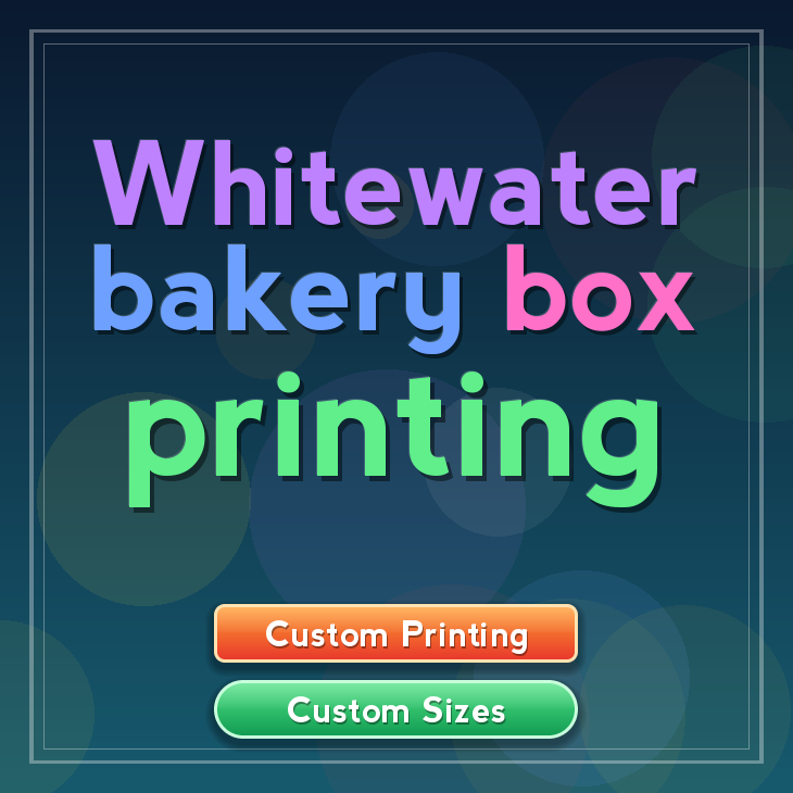 Whitewater bakery box printing