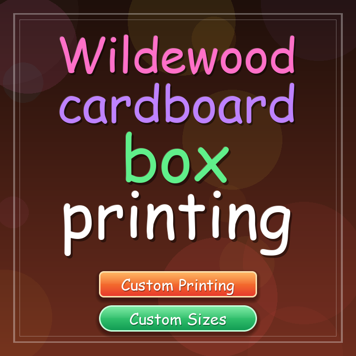 Wildewood cardboard box printing