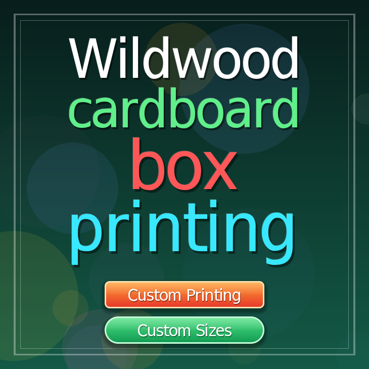 Wildwood cardboard box printing
