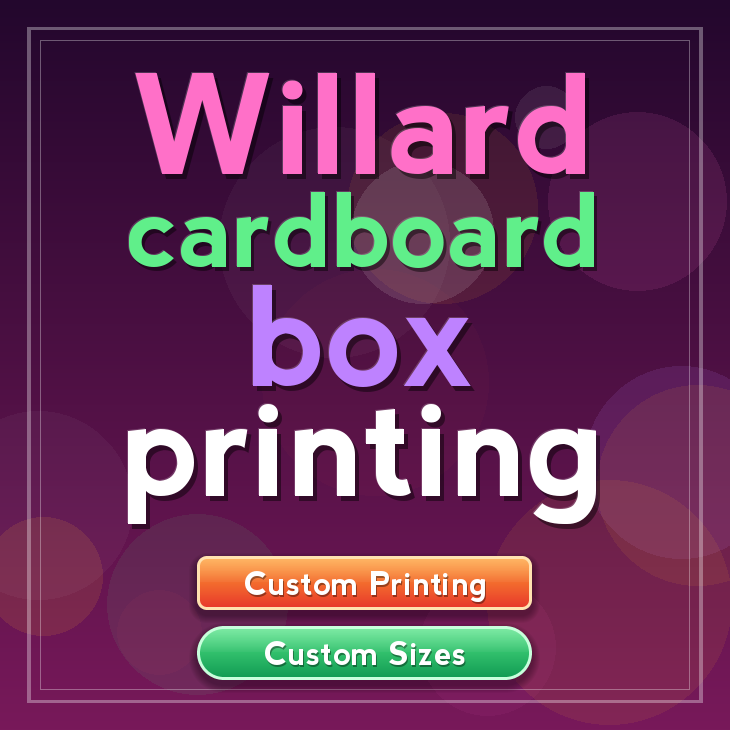 Willard cardboard box printing