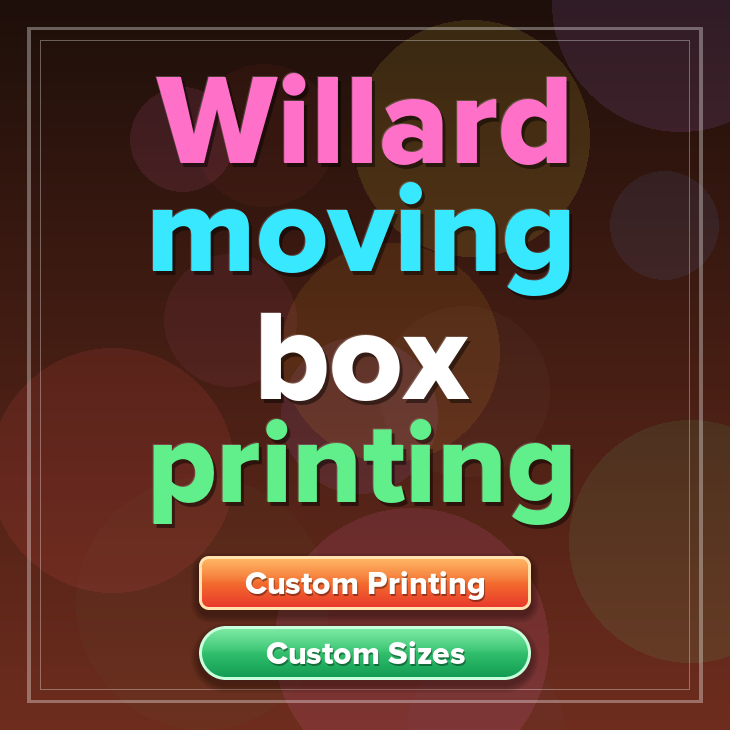 Willard moving box printing