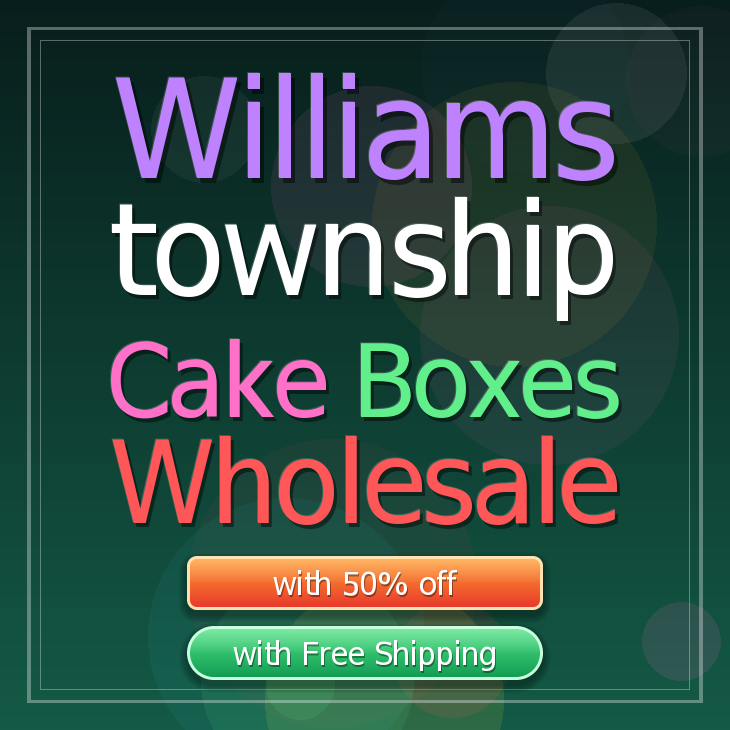 Williams Township cake boxes