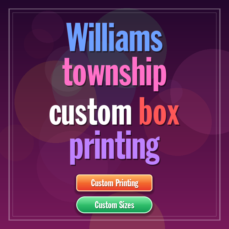 Williams township custom box printing