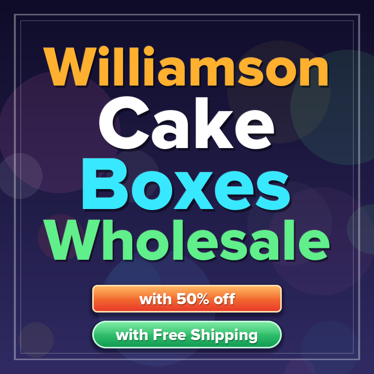 Williamson cake boxes