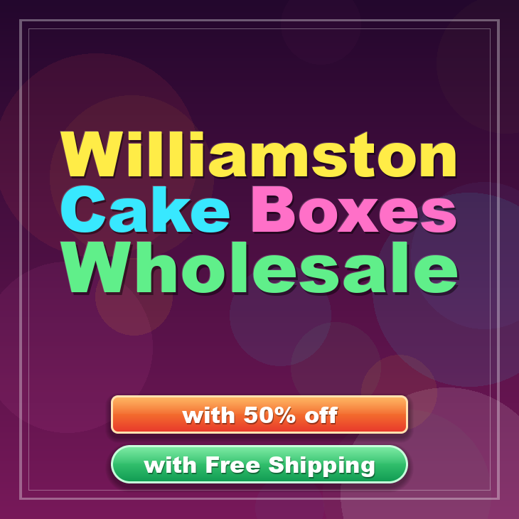 Williamston cake boxes
