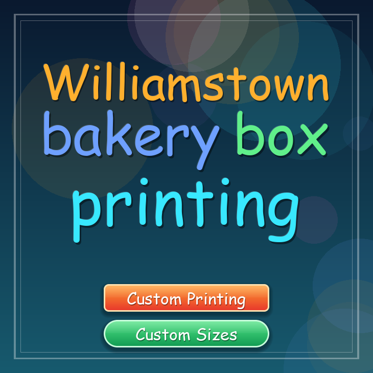 Williamstown bakery box printing