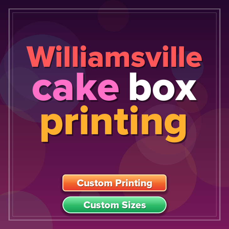 Williamsville cake box printing
