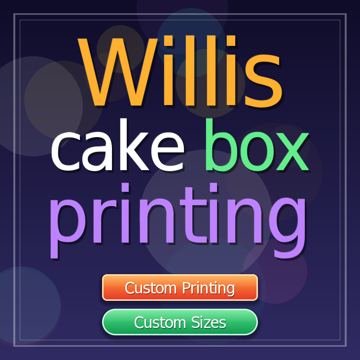 Willis cake box printing