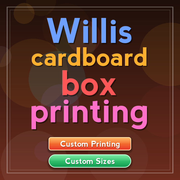 Willis cardboard box printing