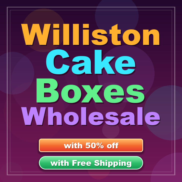 Williston cake boxes