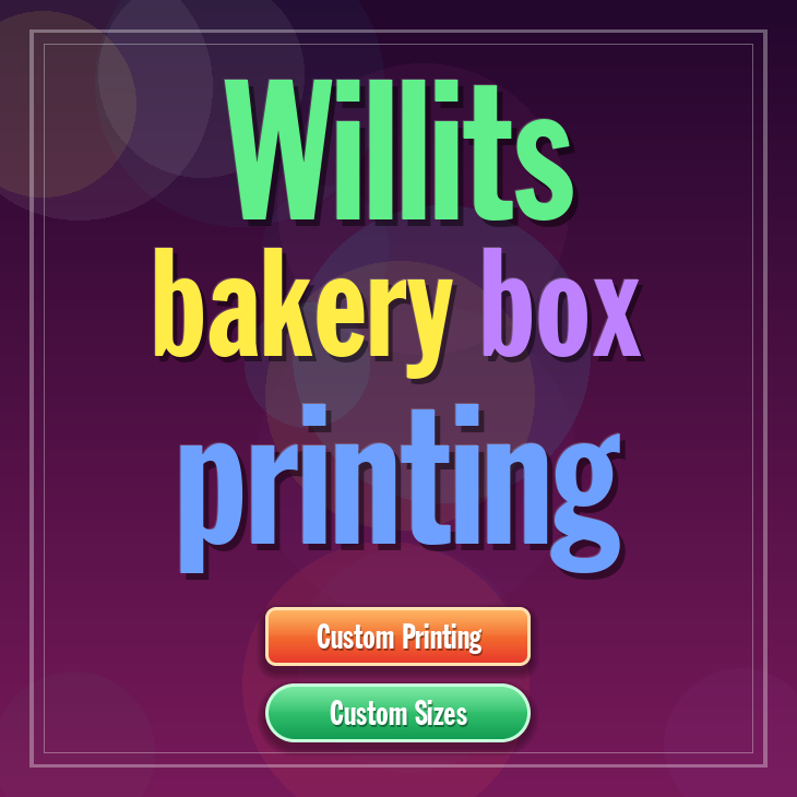 Willits bakery box printing