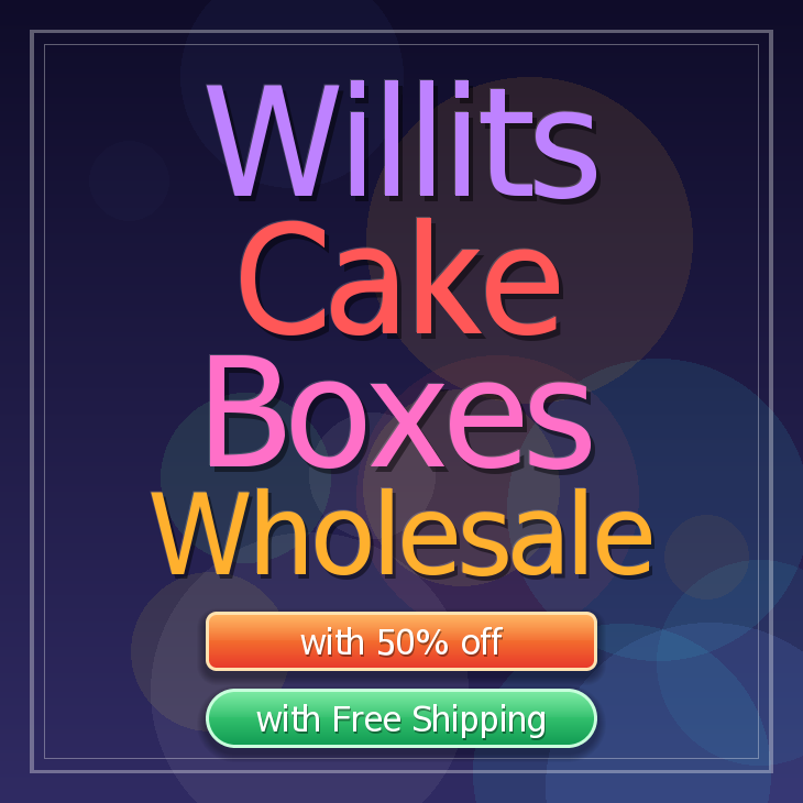 Willits cake boxes