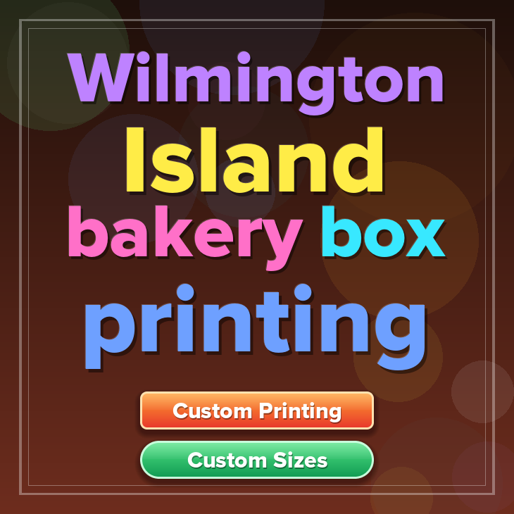 Wilmington Island bakery box printing