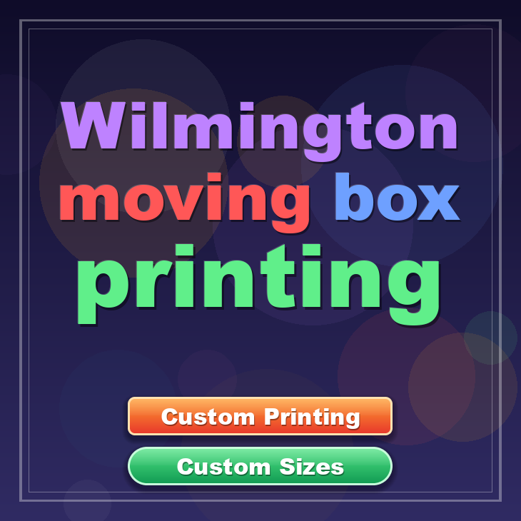 Wilmington moving box printing