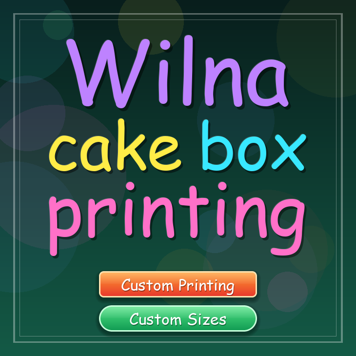 Wilna cake box printing