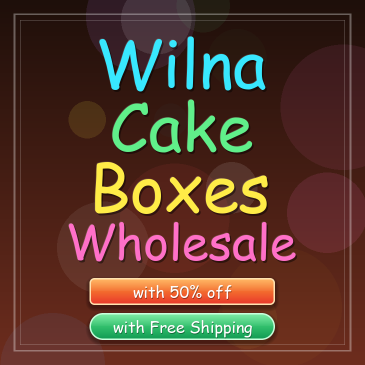 Wilna cake boxes
