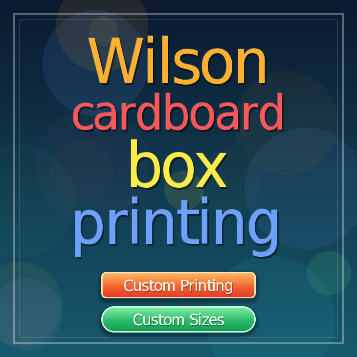 Wilson cardboard box printing