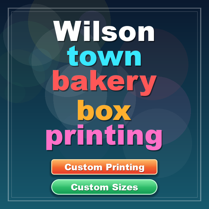 Wilson Town bakery box printing