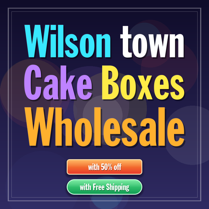 Wilson Town cake boxes