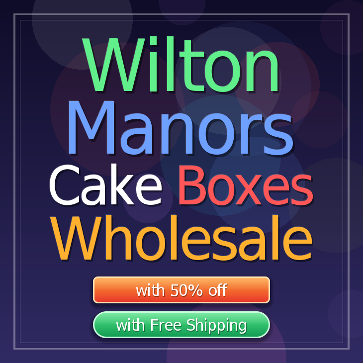 Wilton Manors cake boxes
