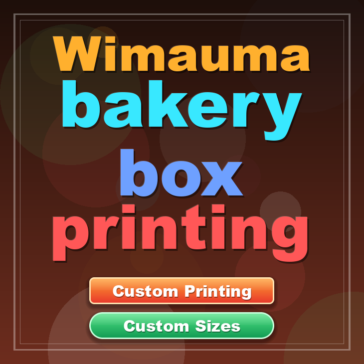 Wimauma bakery box printing
