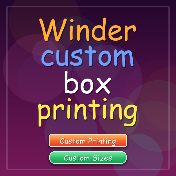 Winder custom box printing