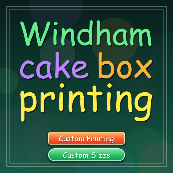 Windham cake box printing