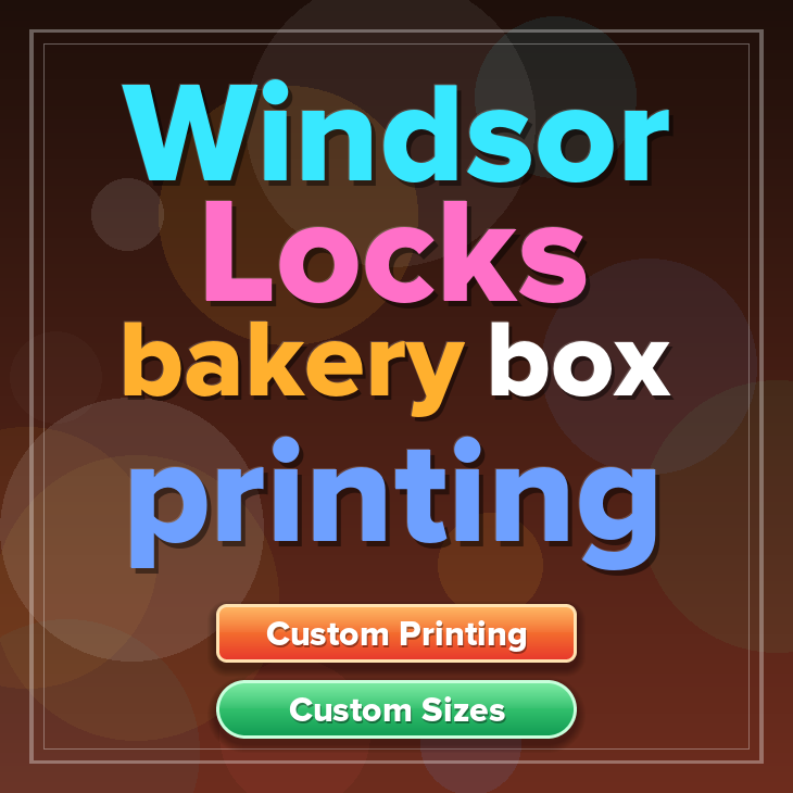 Windsor Locks bakery box printing