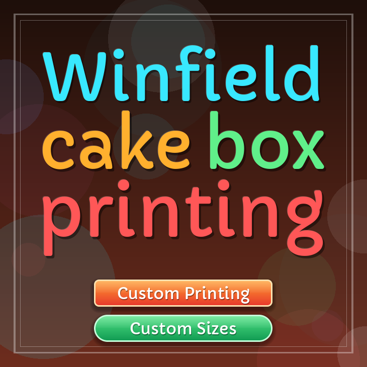 Winfield cake box printing