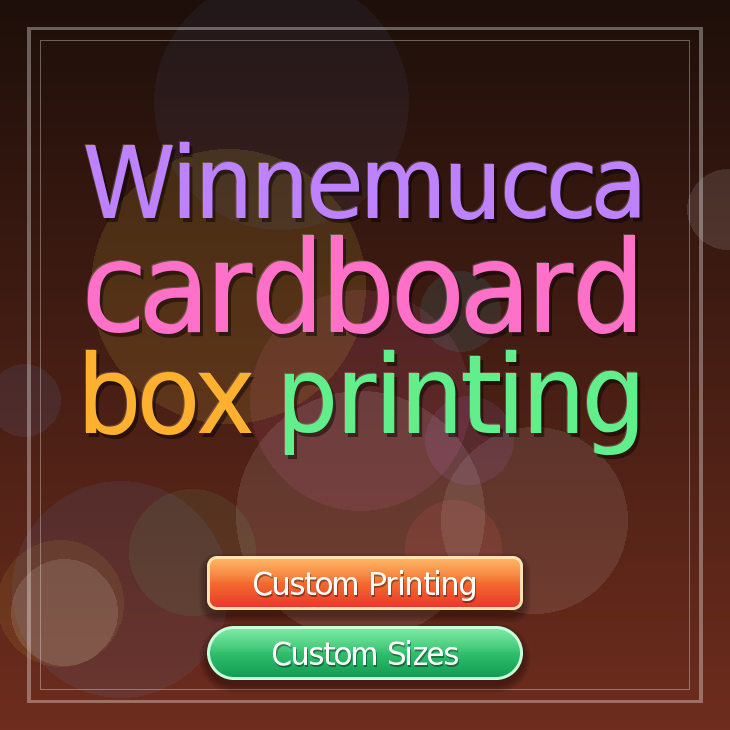 Winnemucca cardboard box printing