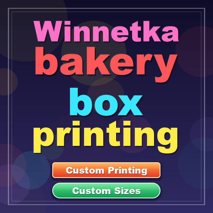 Winnetka bakery box printing